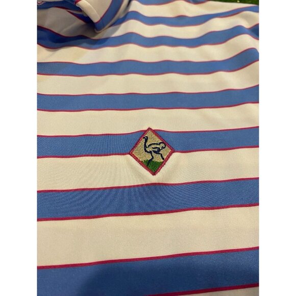 Ralph Lauren shirt mens large golf polo performance lightweight blue red white T - Picture 6 of 11